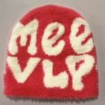 Personalized Beanie Letter Customized Design Knitted Hat Winter Soft Warm Elastic Cap For Women Men