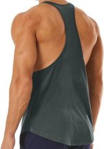 Men Gym Muscle Sleeveless Shirt Male Vest Tank Tops Bodybuilding Customized Clothing Print Summer Spandex / Cotton Breathable - Image 4