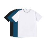 Wholesale Blank T Shirt Custom 100% Cotton t-shirt Printing logo for Mens Plain t shirts Printed White Black T Shirt