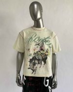 Custom Puff Print Logo acid wash wholesale vintage 100% cotton Hip Hop printing graphic blank oversized mens tshirts