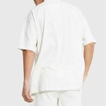 Summer Custom 100% Cotton Extended Neck Blank Men Distress Tee Shirts Oversized Street Wear Ripped T Shirts - Image 6