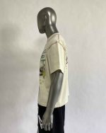 Custom Puff Print Logo acid wash wholesale vintage 100% cotton Hip Hop printing graphic blank oversized mens tshirts - Image 2