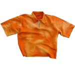 Custom Print Logo Vintage Streetwear Heavyweight Cotton Oversized Embroidered Tee Distressed Cropped Men’s T shirt - Image 3