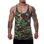 Custom Racer back Stringer Tank Top Men Slim Fit Gym Racer Back Dress Plain Breathable cotton tanktop - Image 4