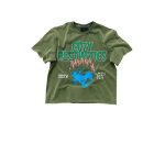 Custom Print Logo Graphic Tee Top Screen Printed Heavy Cotton Double Layer Streetwear Vintage Long Sleeve T-shirts For Men - Image 2