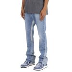 Wholesale Breathable High Custom Cotton Men Flare Jeans - Image 2