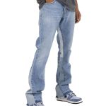 Wholesale Breathable High Custom Cotton Men Flare Jeans - Image 3
