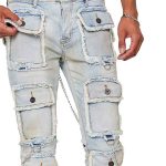 WORK OUT custom style fashion stacked jeans men - Image 4