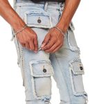 WORK OUT custom style fashion stacked jeans men - Image 5