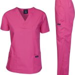 Hot Sale V-neck Hospital Uniforms Medical Nursing Scrubs Uniform Sets Short Sleeve Uniform for Nurses Scrub set for women